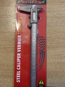 Stahl Bremssattel Vernier 150 mm (6") Neilsen Innen-/Außendurchmesser und Tiefe messen - Bild 1 von 3