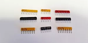 RESISTOR NETWORKS DIFFERENT Variations (ALL ORDERS HAVE X2 PARTS PER See Listing - Picture 1 of 4