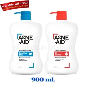 Acne Aid Liquid Cleanser Gentle Oil Control Oily Sensitive Skin No Soap 900 ml - Picture 1 of 16