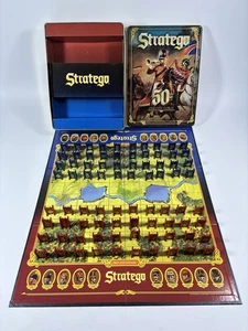 Stratego 50th Anniversary Edition 2011 Board Game Collectors Tin Metal Box *READ - Picture 1 of 15