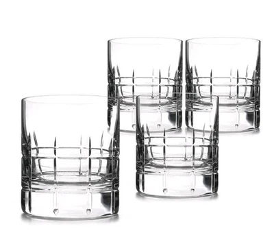 Marquis By Waterford Harper Double Old Fashioned Glasses, Set of 4 RETIRED NIB