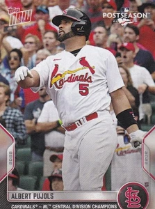 2022 Topps Now Postseason Albert Pujols card #PS-61. nrmt-mt - Picture 1 of 1