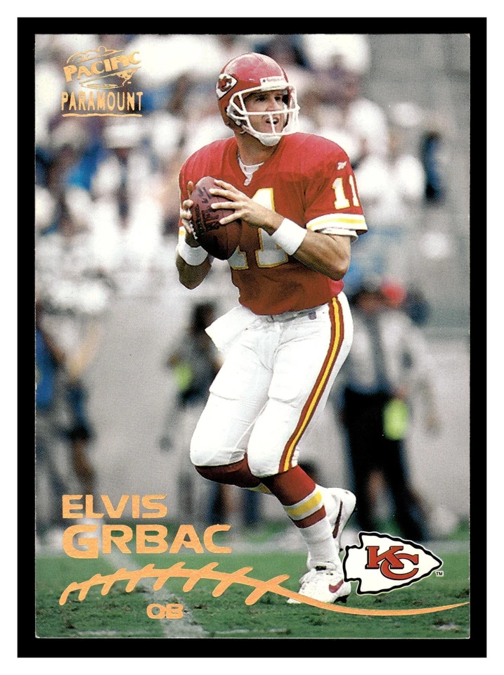 1998 Pacific Paramount Elvis Grbac #113 Kansas City Chiefs - Image 1 of 2