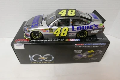 2011 Jimmie Johnson #48 Lowe's 雪佛兰 100 周年纪念 1/24 压铸全新带盒 — 第 1/4 张图片