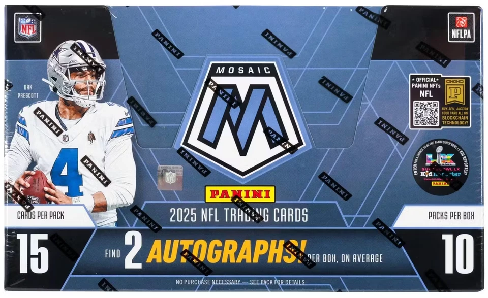 2025 Panini Mosaic Football Hobby PYT Box Break #731 - 2 Auto Break! - Image 1 of 1