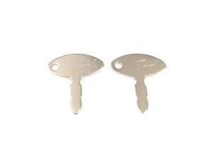 2x PC Accensione Chiave Vintage Metallo Per Ford 2000 2600 3000 3600 4000 - Picture 1 of 4