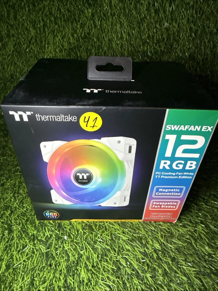 Thermaltake SWAFAN E RGB PC Cooling Fan Black 500-2000 RPM computer cp