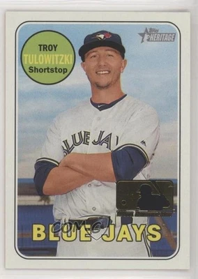 2018 Topps Heritage 100th Anniversary /25 Troy Tulowitzki #98 - Image 1 of 2