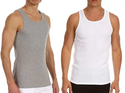 Camiseta sin mangas lisa sin mangas informal VINCE BRAND gris blanca Foto 1 de 4