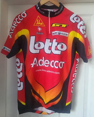 Camiseta deportiva de ciclismo unisex para hombre - Lotto - Equipo Adecco - Roja - Talla 4 (¿Pequeña?) Foto 1 de 4