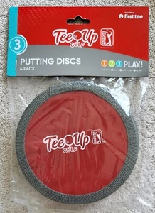 Tee-Up Golf 4 Pack Putting Discs, New/Sealed in Original Packaging  - Picture 1 of 2