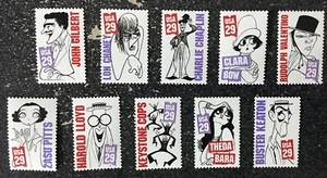 USA1994 #2819-2828 29c Silent Screen Stars - Set of 10 Singles Mint movie star - Picture 1 of 1