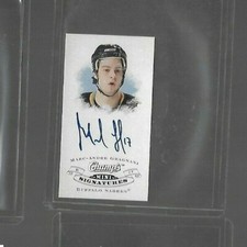 2008-09 UPPER DECK CHAMP'S MARC-ANDRE GRAGNANI MINI SIGNATURES AUTO CS-MG SABRES