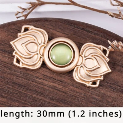 5pcs Vintage Style Frog Buttons Craft Material for DIY Chinese Cheongsam Hanfu - Image 1 of 4