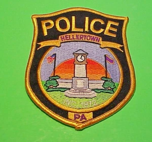 PARCHE POLICIAL HELLERTOWN PENNSYLVANIA (TORRE DEL RELOJ) 5" ¡¡ENVÍO GRATUITO!!! - Imagen 1 de 1