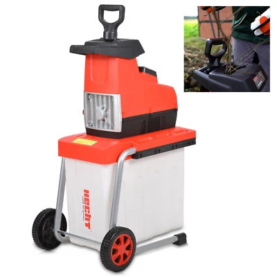 Gartenhäcksler Elektro 2800W bis 4,4 cm Walzen Holz Garten Schredder Häcksler - Bild 1 von 4
