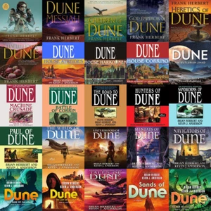 The DUNE Series By Frank And Brian Herbert (26 audiobook 485 hrs collection) - Picture 1 of 4