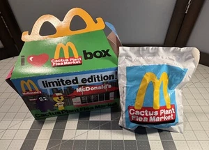 McDonald’s Cactus Plant Flea Market Happy Meal Sealed Grimace Figure Toy & Box - Picture 1 of 13