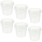  6 Pcs Paint Can Containers Ice Cream Storage Tank Bucket Desert for Food