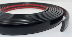All Black 1" x 20' Universal SMOOTH Trim-Gard Body Side Molding (8002S-20) - Picture 1 of 4