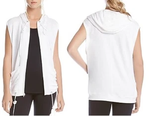 Karen Kane KK-4540 Active Hooded Stretch Cotton Vest - $106 - Picture 1 of 5