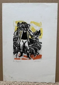 Impresión firmada por Irving Amen "Shepard" prueba de artista A/P - Imagen 1 de 1