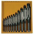 ADJUSTABLE EXPANDING HAND REAMER 11 PCS SET H 4 TO H 14 SIZES 15/32 " to 1.1/2 "