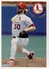1994 Fleer St. Louis Cardinals Baseball Card #635 Les Lancaster