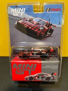1/64 MINI GT PORSCHE 911 GT3 R #9 2023 IMSA SEBRING 12 ORE GTD PRO WINNER - Foto 1 di 2