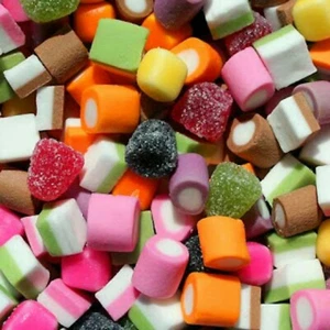 Dolly Mixture Sweets  fruity tradtional sharing party favour carts cones Halal - Picture 1 of 2