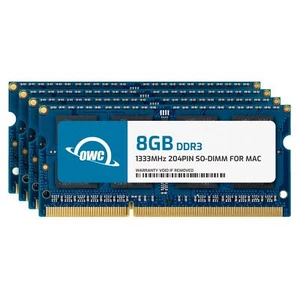 32GB (4 x 8GB) 1333MHz DDR3 SO-DIMM PC3-10600 204Pin SO-DIMM CL9 Memory RAM - Picture 1 of 6