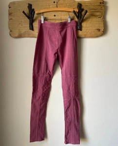 Girls Size 14 - Matilda Jane 435 Maroon Quilted Leggings 95% Cotton 5% Spandex - Picture 1 of 7