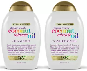 2 OGX Extra Strength Damage Remedy Coconut Miracle Oil, Shampoo & Conditioner - Picture 1 of 1