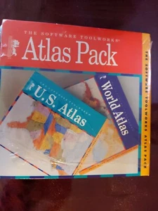 Atlas Pack (U.S. and World Atlases) from The Software Toolworks mac cd-rom - Picture 1 of 2