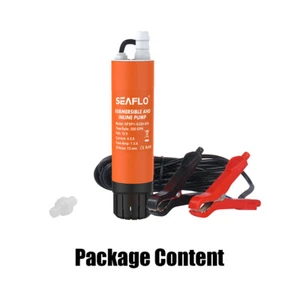Submersible Pump 12V 280G/H Boat Caravan Inline Water Pump SEAFLO SFSP1-G280-02 - Picture 1 of 10
