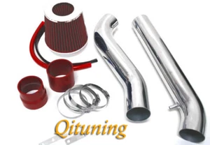 Red For 1993-1997 Honda Del Sol 1.6L L4 Cold Air Intake Kit + Filter - Picture 1 of 1