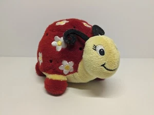 2007 Starbucks Ladybug With Flowers Beaned Plush 5" - Picture 1 of 7