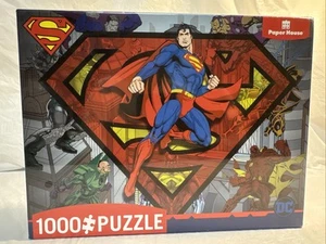 Superman 1000 pc Jigsaw Puzzle -Paper House - DC Comics Doomsday Lex Luthor - Picture 1 of 6