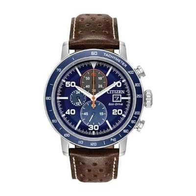 Citizen Brycen Men's Chronograph Eco Drive Watch - CA0648-09L NEW - Image 1 of 4