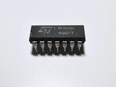 Amplificador operacional de uso general cuádruple de baja potencia DIP-14 2 PIEZAS LM348N ST Foto 1 de 2
