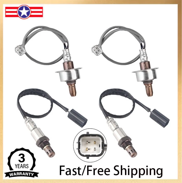 4X Sensor de oxígeno arriba+abajo para 2007 2008 2009 2010 2011 2012 Nissan Sentra 2,5 L L L4 Foto 1 de 4