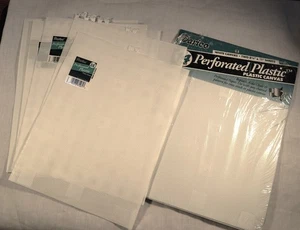 8 Sheet Lot Darice Cross Stitch Perforated Plastic Canvas 14 Mesh 8 1/4" × 11" - Picture 1 of 1