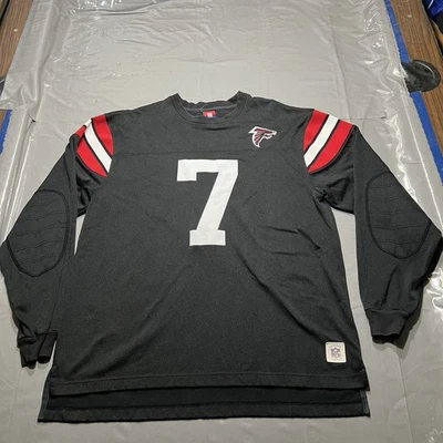 Gridiron NFL классический Michael Vick #7 Atlanta Falcon длинным рукавом мужской большой - Изображение 1 из 4