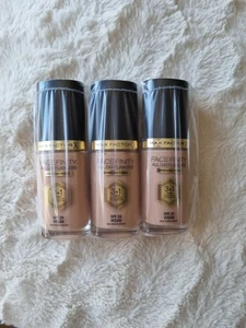 3 Max Factor Facefinity All Day Flawless Foundations C64 Rose Gold - Picture 1 of 1