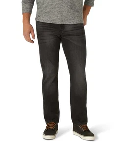 Jeans uomo Wrangler Legacy slim dritto nero denim invecchiato taglia 32x34 - Foto 1 di 12