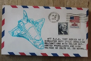 SHUTTLE AFT RCS TEST COVER JUNE 20, 1978 WHITE SANDS - Picture 1 of 1