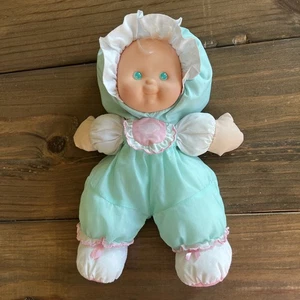 Vintage 1990 Fisher Price Puffalump Kid Baby Puppe Mintgrün - Bild 1 von 18
