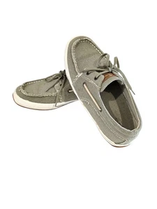 Margaritaville Schuhe Herren Größe 9,5 Drifter MG5331A Canvas grau khaki Halbschuh - Bild 1 von 15