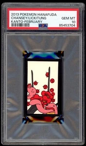 2013 PSA 10 Gem Chansey Lickitung Kanto February Hanafuda Pokemon Card Japan - Foto 1 di 2