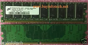 MT9VDDT6472AY-335F1 Micron 512MB 184 Pin PC2700 DDR-333MHz CL2.5 ECC Unbuffered - Picture 1 of 1